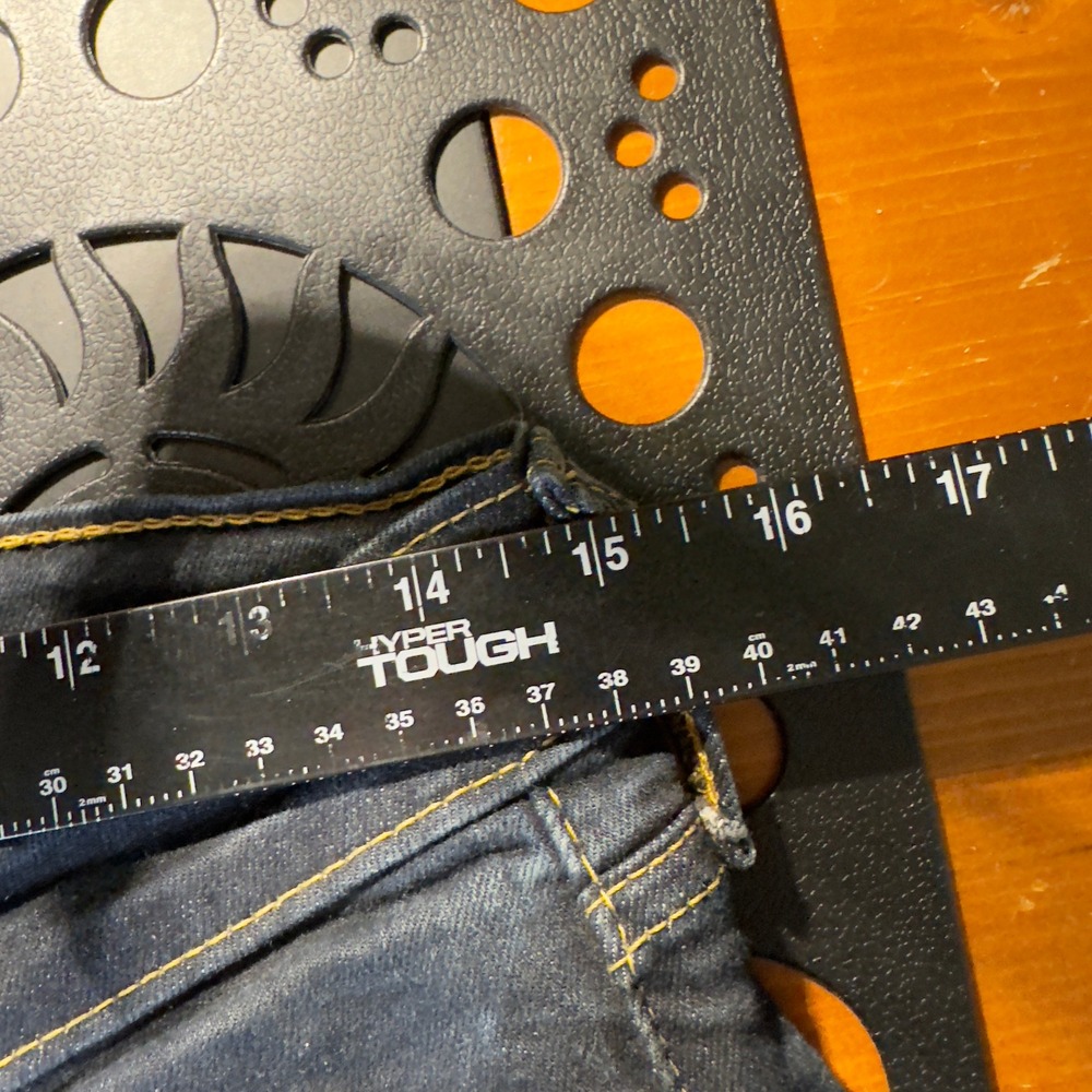 Levi's 501 Original Fit Jeans Mens 30x32 Dark Wash Indigo Baggy Denim Streetwear - Picture 4 of 6